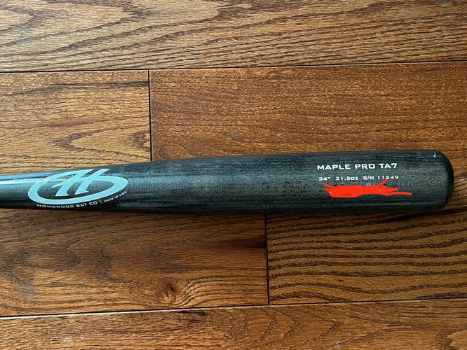 Pro Issue Homewood Maple Bat TA7 34/31.5