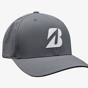 NEW Bridgestone Tour Vented Gray Adjustable Hat/Cap