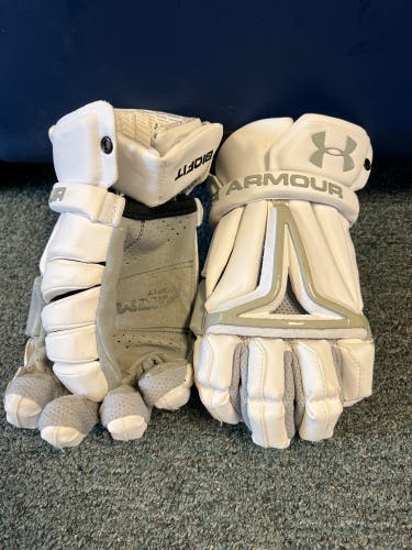 Used Player's Under Armour 13" Command Lacrosse Gloves
