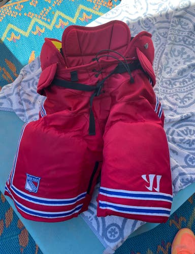 Used Large Warrior Hustler Hockey Pants Pro Stock New York Rangers