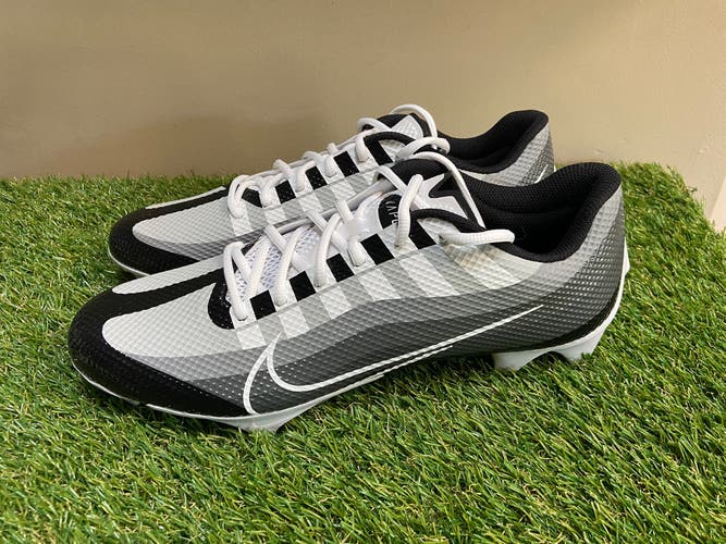Nike Vapor Edge Speed 360 Black Grey Football Cleats DQ5110-001 Men's 11.5 NEW