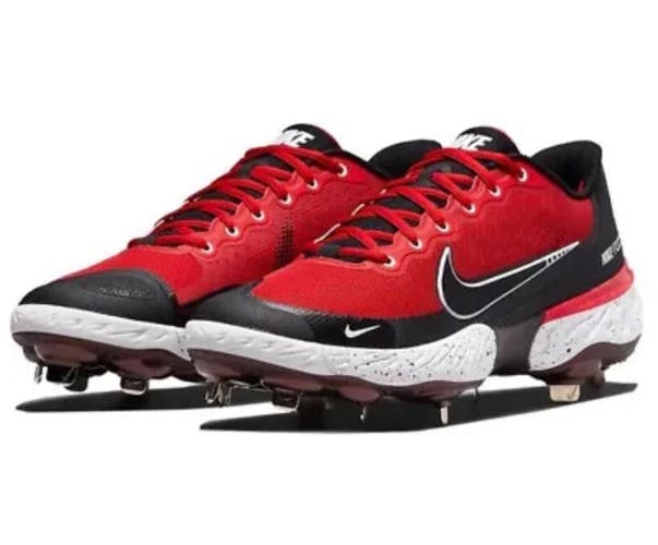 Size 11 Nike Alpha Huarache Elite 3 Low University Red Baseball Cleat