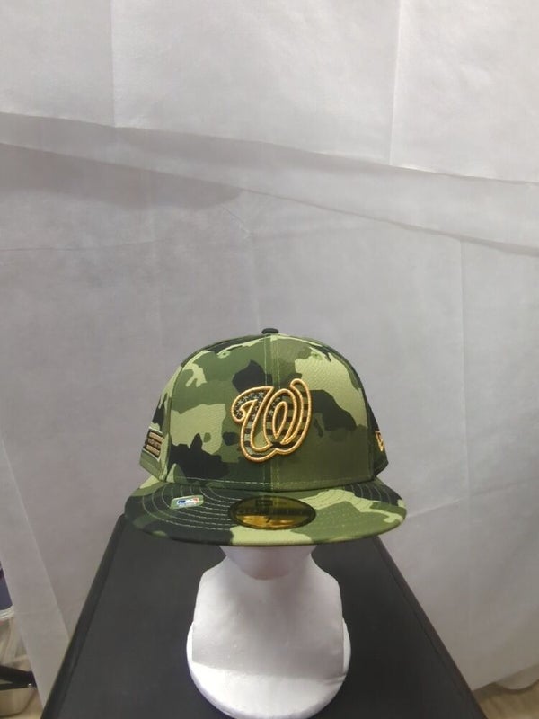 Timber Rattlers Armed Forces Camo Baseball RARE New Era 59Fifty Fitted Hat  7 1/4 | SidelineSwap