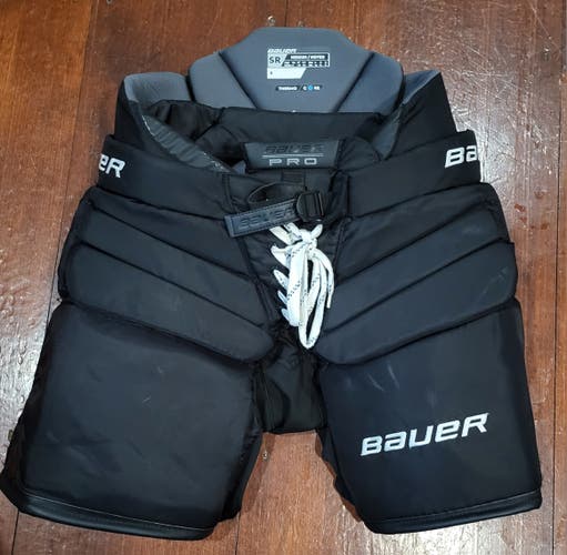 Senior Used Medium Bauer Supreme Pro Hockey Goalie Pants