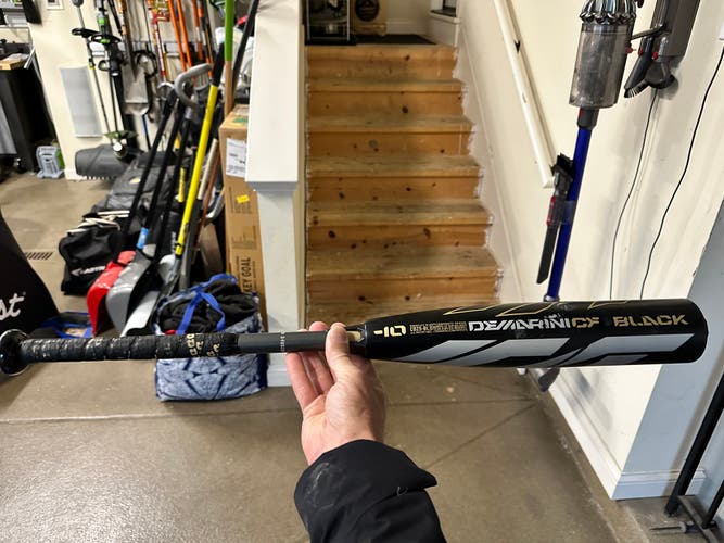 Used USSSA Certified 2020 DeMarini Composite CF Black Bat (-10) 18 oz 28"