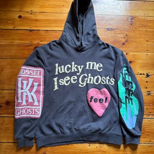 Designer Kanye X Kid Cudi Kids See Ghosts Camp Flog Gnaw Hoodie