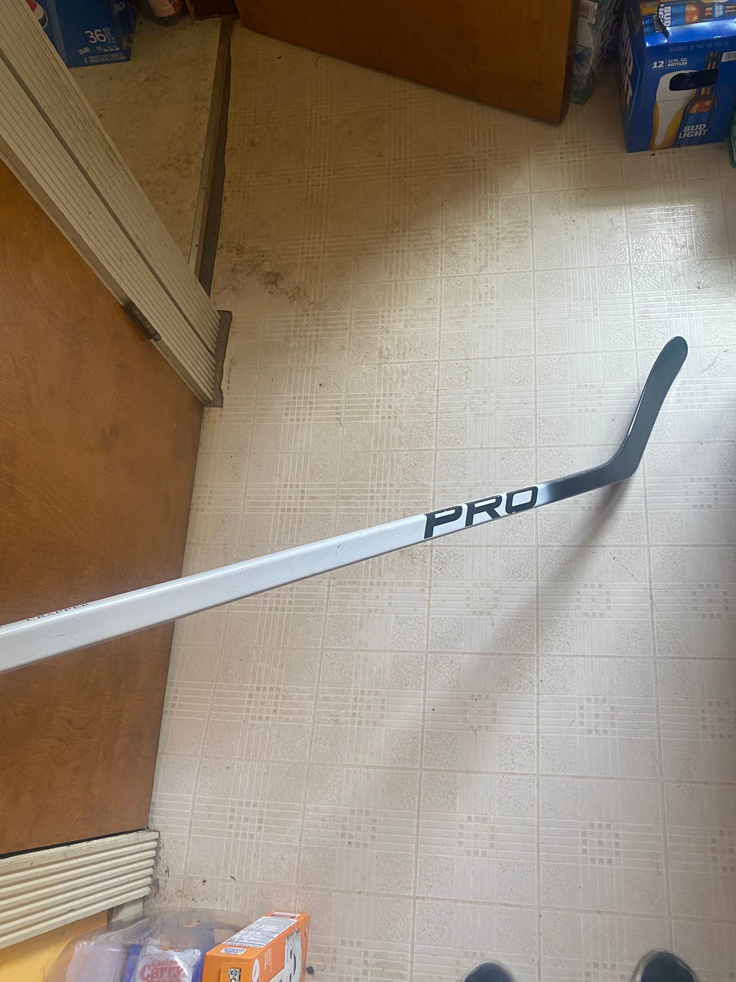 EASTON STEALTH CX LH PRO STOCK HOCKEY STICK 100 FLEX GRIP NHL COLE MALKIN  TOE CURVE (2)(11140)