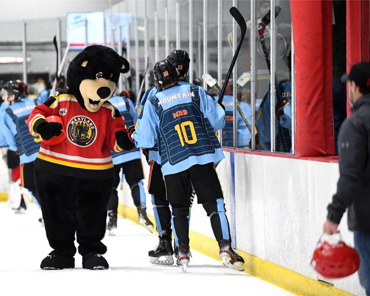 Maryland Black Bears 2019-2020 Fire Department Appreciation Night Game Used  Hockey Socks | SidelineSwap