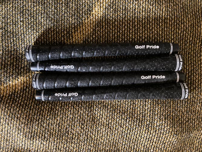 LIKE NEW GOLF PRIDE TOUR WRAP G2 JUMBO GOLF GRIPS (4) BLACK