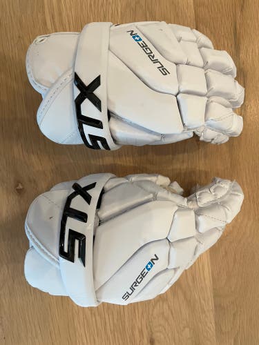 Used STX 8" Surgeon Lacrosse Gloves