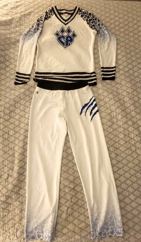 White "Cheer Athletics Cheetahs" Team Uniform (2018-2020)