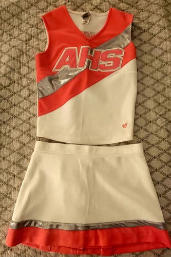 AHS Cheer Uniform - Pink and White (3-Piece Set)