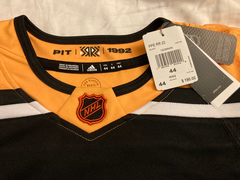 NWT Pittsburgh Penguins Reverse Retro 2.0 Blank Adidas Hockey Jersey Size  44