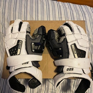 Used Goalie STX Large Shield Lacrosse Gloves