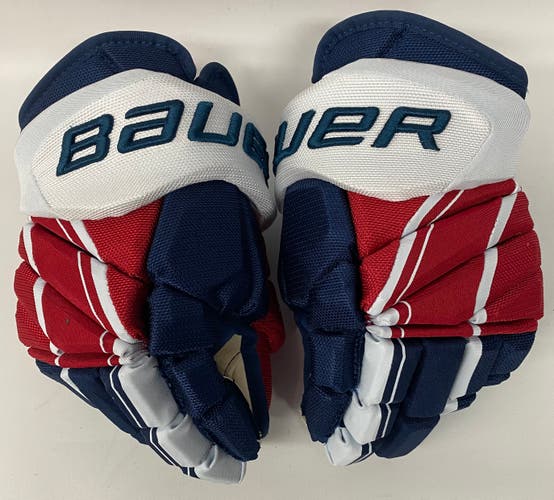 Bauer Vapor 1X Pro Lite Custom Pro Stock Hockey Gloves 15" Oshie Capitals NHL New (10203)