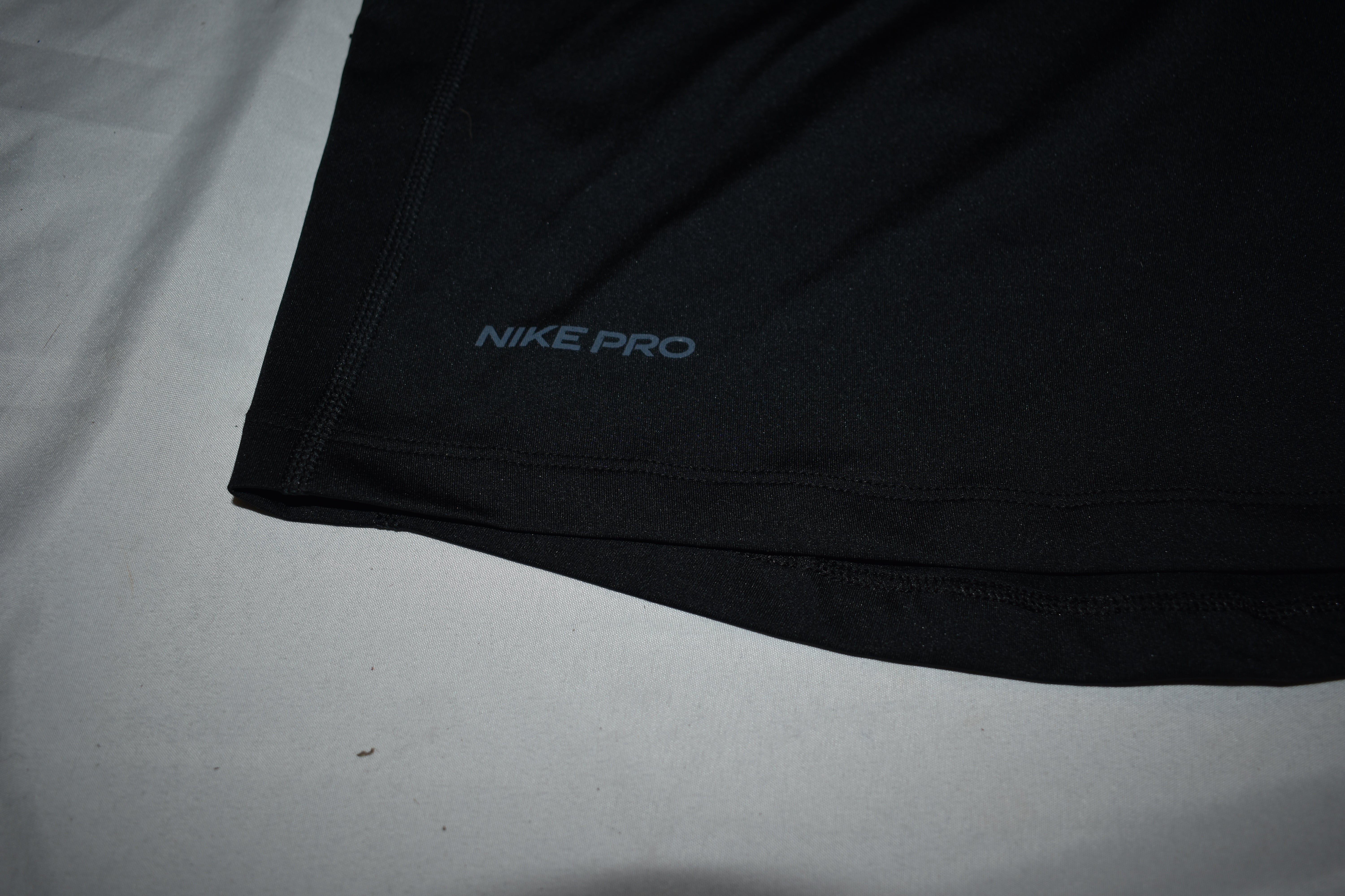 Nike Boys Pro Fitted Top - Black/White Size S