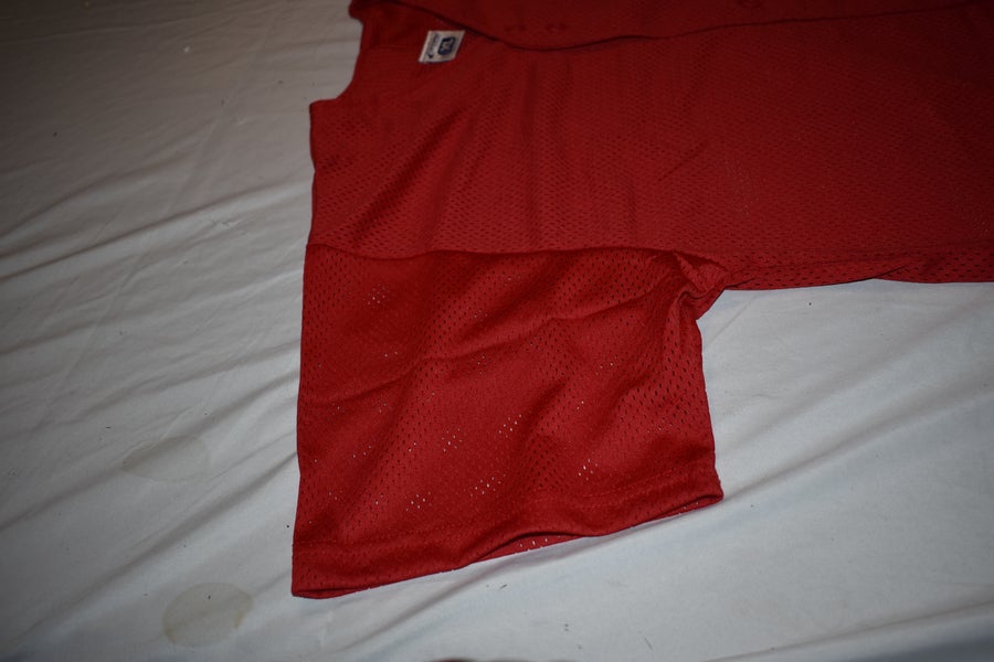 NEW - Champro Mesh Button Up Jersey, Red, Adult XL