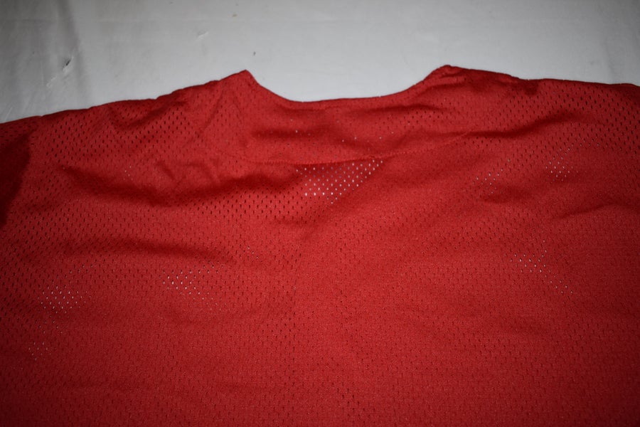 NEW - Champro Mesh Button Up Jersey, Red, Adult XL