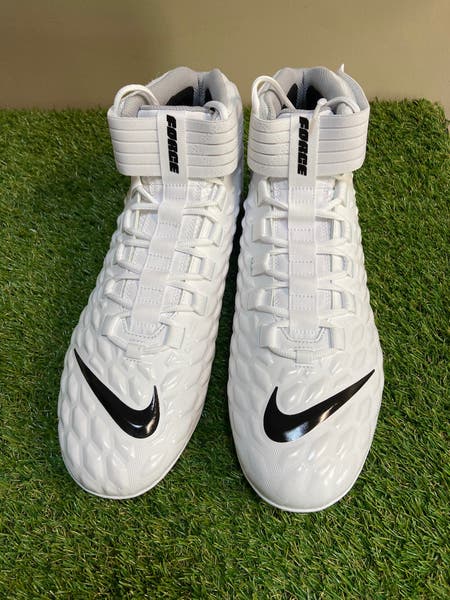 Nike Force Savage Pro 2 White Black Football Cleats AH4000-100