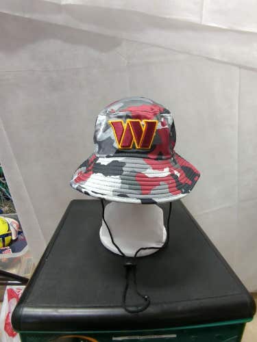 NWOS Washington Commanders New Era Camo Bucket Hat S/M NFL