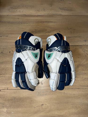 Used 13” Maverik Empire Lacrosse Gloves
