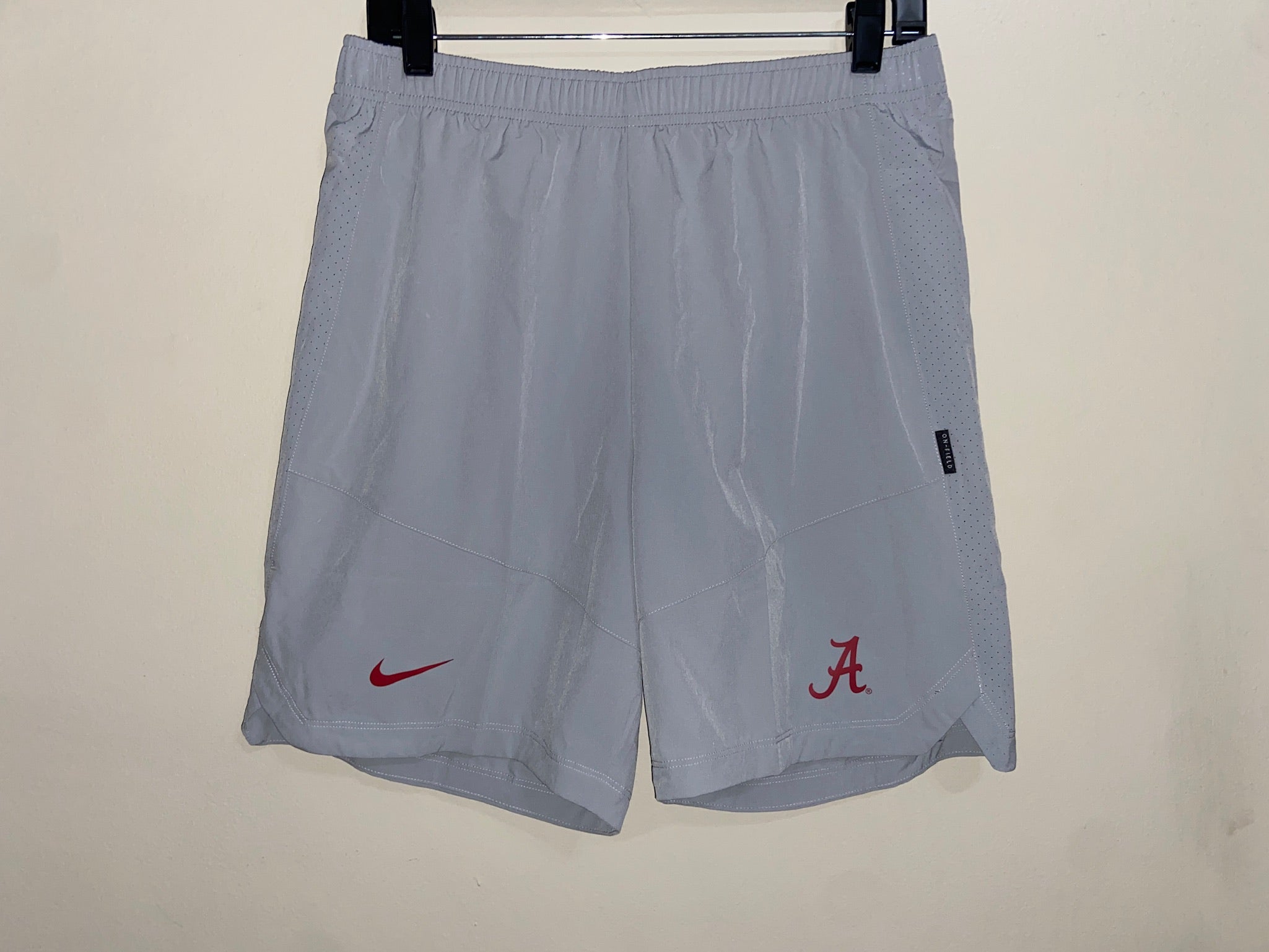 Men's Nike Alabama Crimson Tide Gray Baseball Jersey