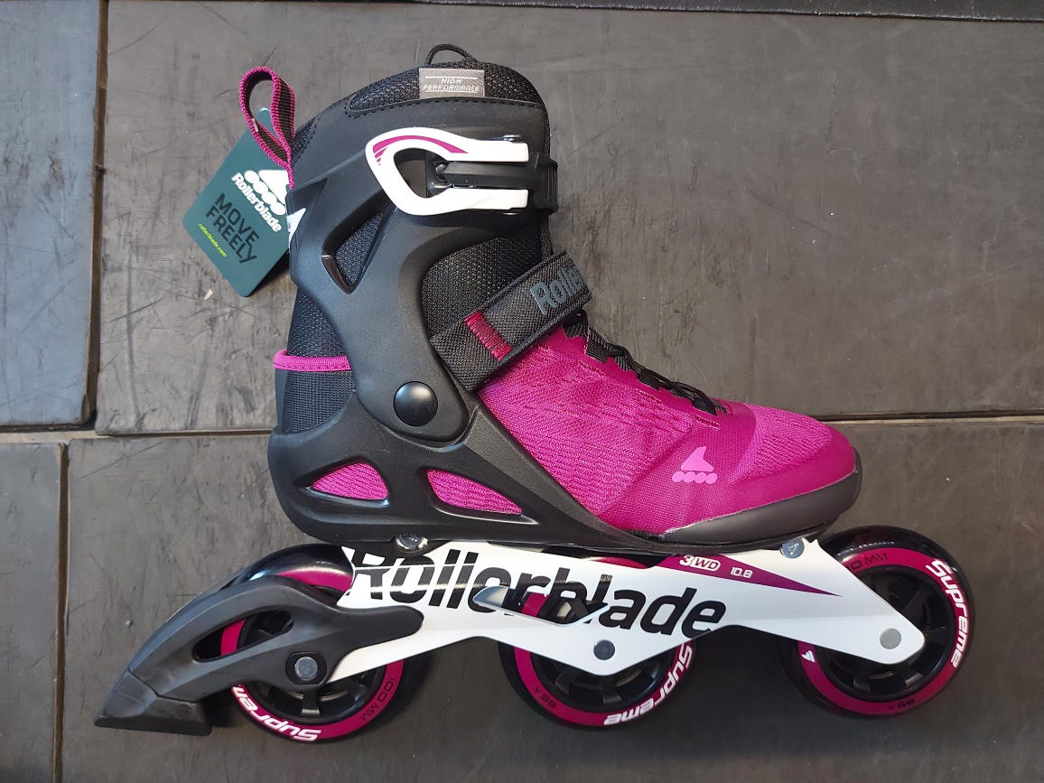 New Inline Rollerblade Macroblade 100 Women's Recreation Skates Regular Width