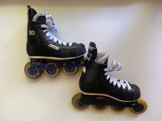 Converted Bauer Size 1.5 Junior Inline Skates for Kids!