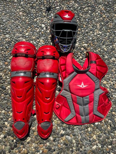 All Star System 7 Catcher's Set