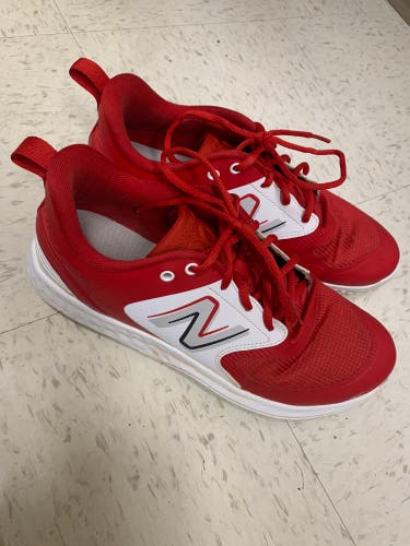 Red Men's Size 11 (Women's 12) New Balance Shoes