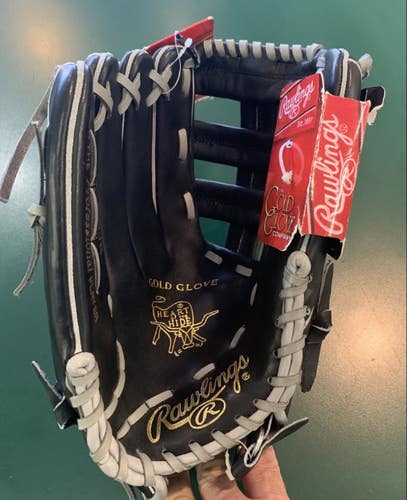 New Rawlings Left Hand Throw Outfield Heart of the Hide Baseball Glove 12.5"