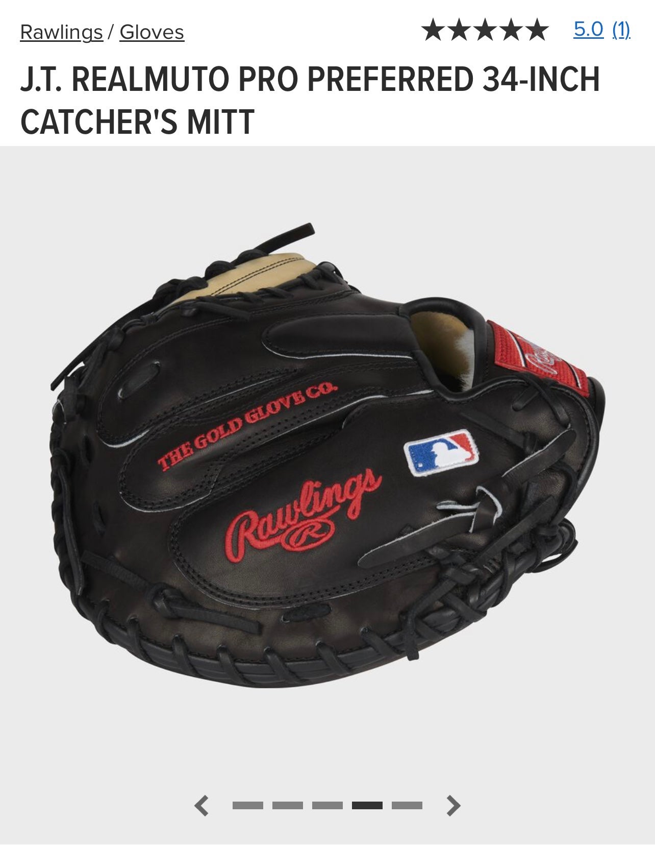 NOT FOR SALE. Looking to buy JT Realmuto Rawlings catchers glove |  SidelineSwap