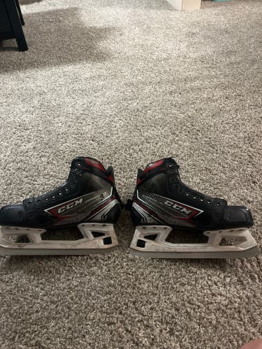 Used CCM Regular Width  Size 6.5 FT460 Hockey Goalie Skates