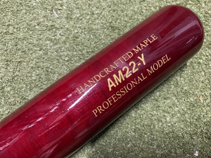 Marucci Andrew McCutchen Pro Maple Wood Youth Baseball Bat Maroon