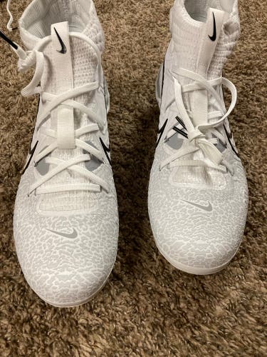 White Men's Metal High Top Alpha Huarache NXT