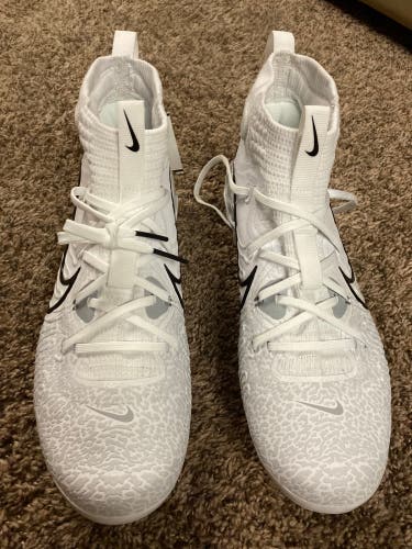 White Men's Metal High Top Alpha Huarache NXT