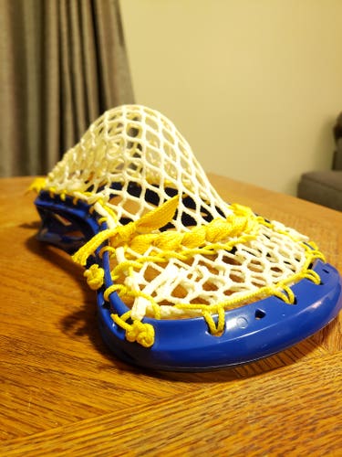 New STX Professor Head Royal Blue, Strung Delaware Blue Hens