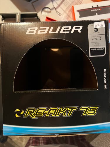Barely Used Small Bauer Re-Akt 75 Helmet.