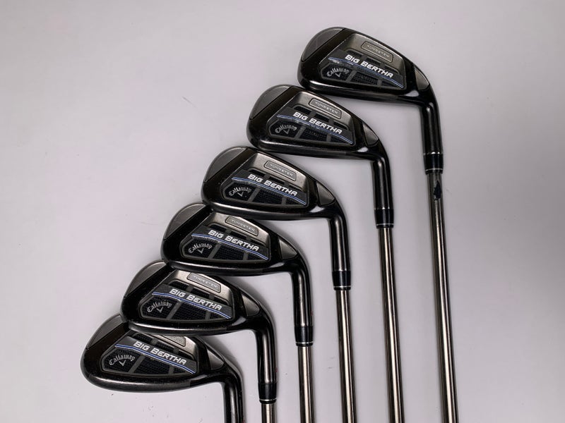 Callaway Big Bertha OS Iron Set 6-PW+SW UST Mamiya Recoil ES 450 F1 Ladies RH