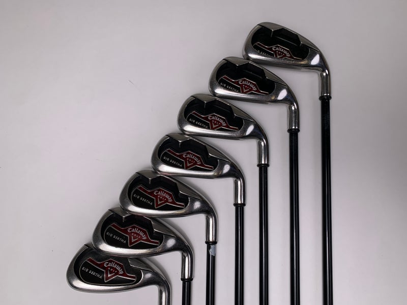 Callaway 2006 Big Bertha Iron Set 4-PW 75g Regular Graphite Mens RH
