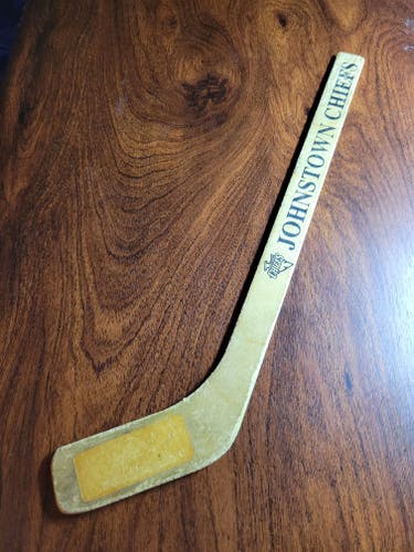 Vintage Johnstown Chiefs Souvenir Wooden Hockey Stick