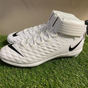 Nike Force Savage Pro 2 Detachable Football Cleats Size 15 White BV3981-100 NEW