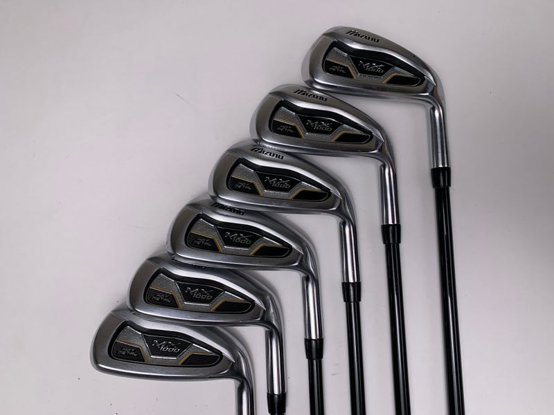 Mizuno MX 1000 Iron Set 6-PW+AW Grafalloy ProLaunch AXIS Senior Graphite Mens RH