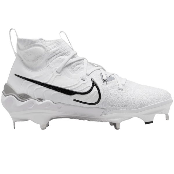 Nike Alpha Huarache NXT White Black Grey Baseball Cleats Mens 10.5 - DJ6517-100