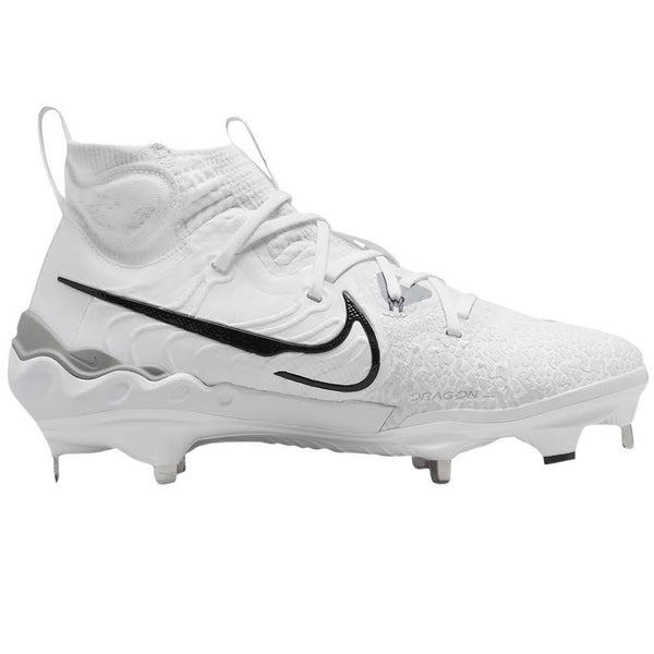 Nike Alpha Huarache NXT White Black Grey Baseball Cleats Mens 12 - DJ6517-100