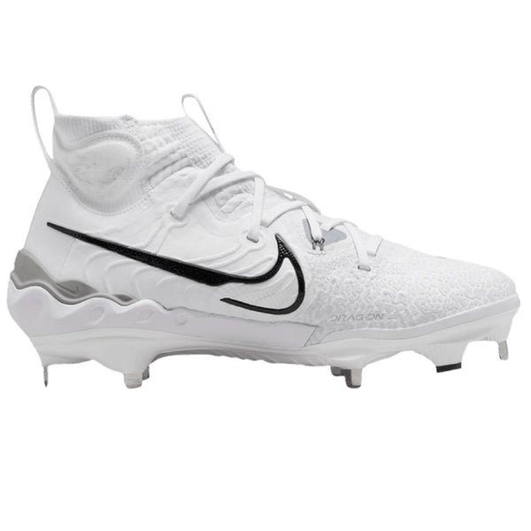 Nike Alpha Huarache NXT White Black Grey Baseball Cleats Mens 11 - DJ6517-100