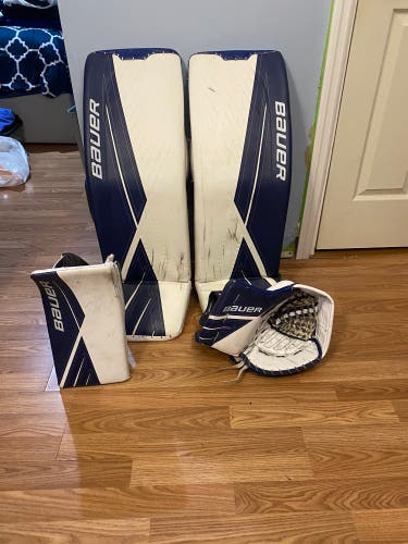 Bauer Blue Ultrasonic Senior Goaile set