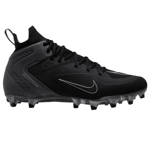 New Black Nike Alpha Huarache 8 Elite Lacrosse Cleats Size 6