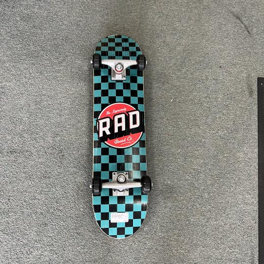 Used Rad Skate Board 7 1 4" Complete Skateboards