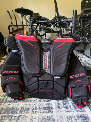 Used Medium CCM  Extreme Flex Shield Pro Goalie Chest Protector